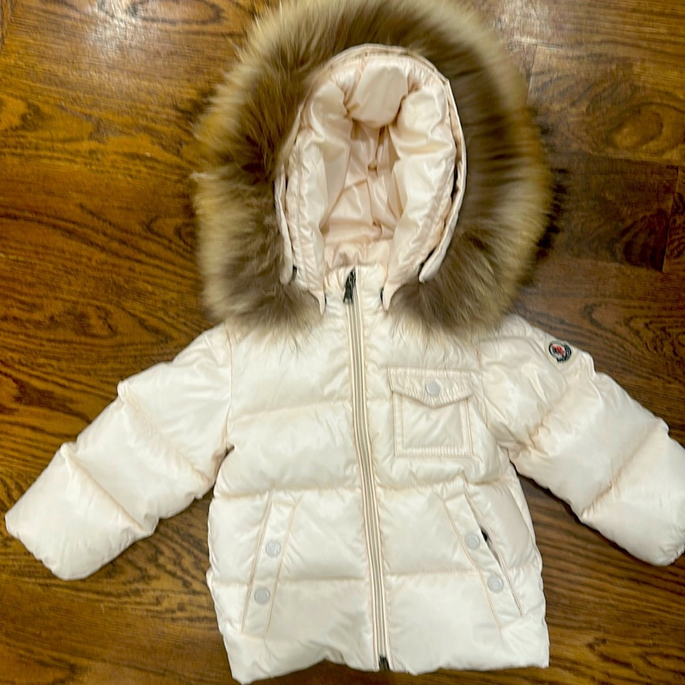 Moncler Baby Pink Coat 12-18 months